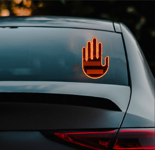 LED CAR HAND SIGN