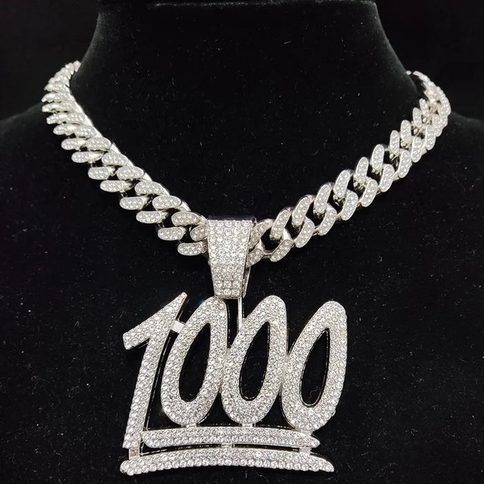 1000 ICED CUBAN PENDANT