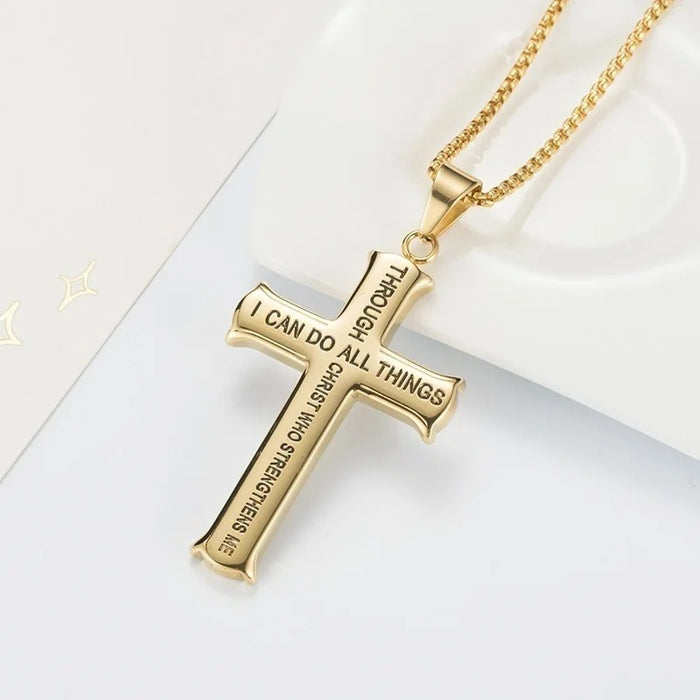 CROSS JESUS PIECE NECKLACE