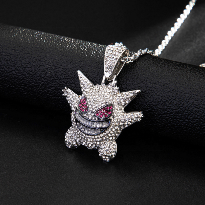 MASK VAMPIRE PENDANT NECKLACE