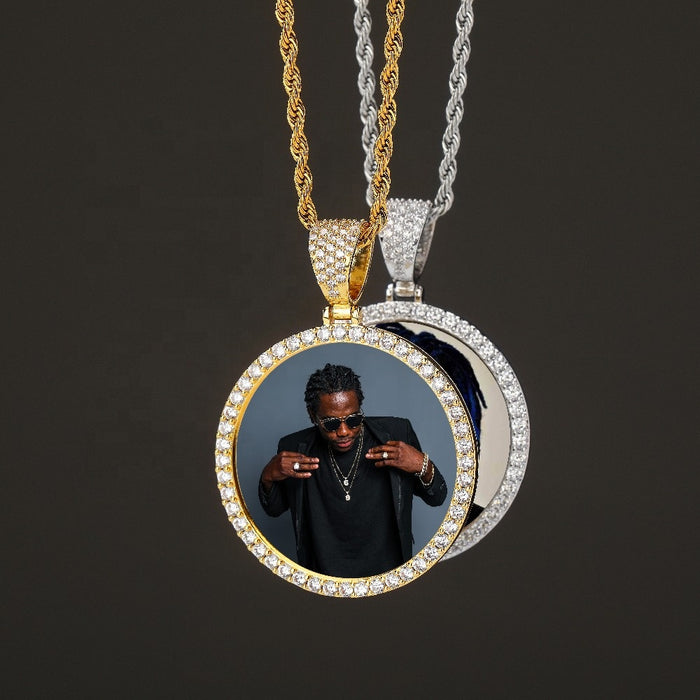 LARGE CUSTOM PHOTO PENDANT