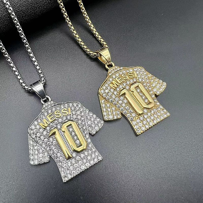 MESSI NO. 10 PENDANT NECKLACE