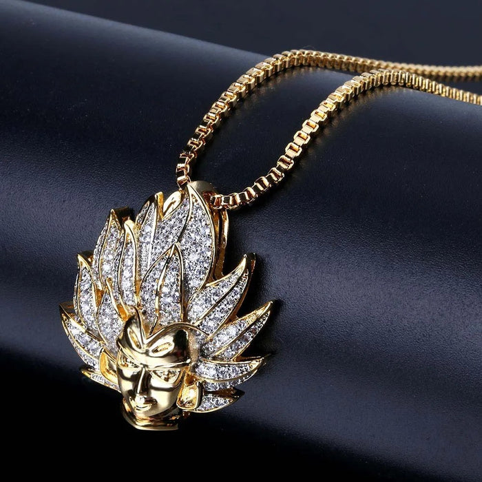 Goku 18k Gold-Plated Pendant