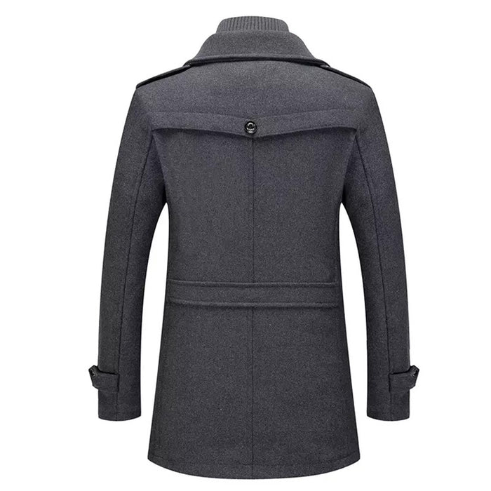 MEN'S WOOL TRENCH COAT