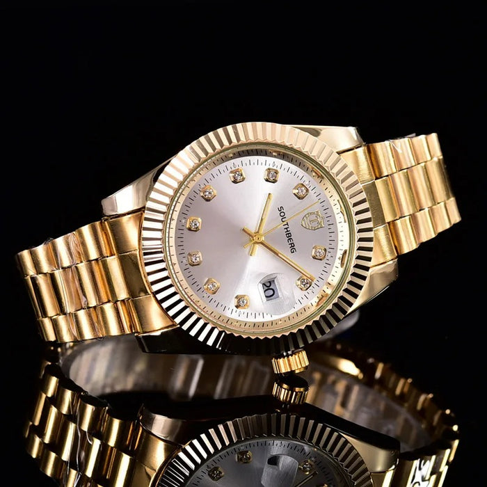 Gold-Tone Louis Watch