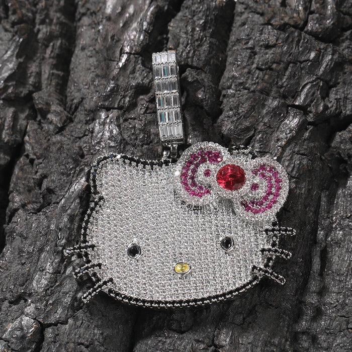 Hip Hop Kitty Groove Necklace