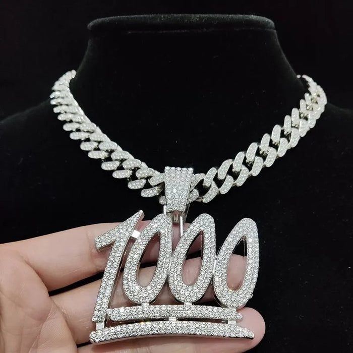 1000 ICED CUBAN PENDANT