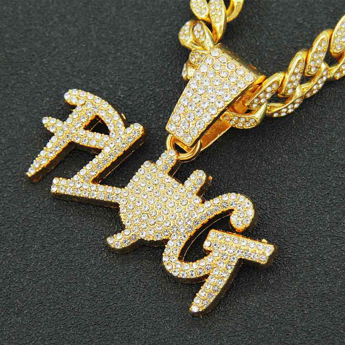 "PLUG" LETTER PENDANT