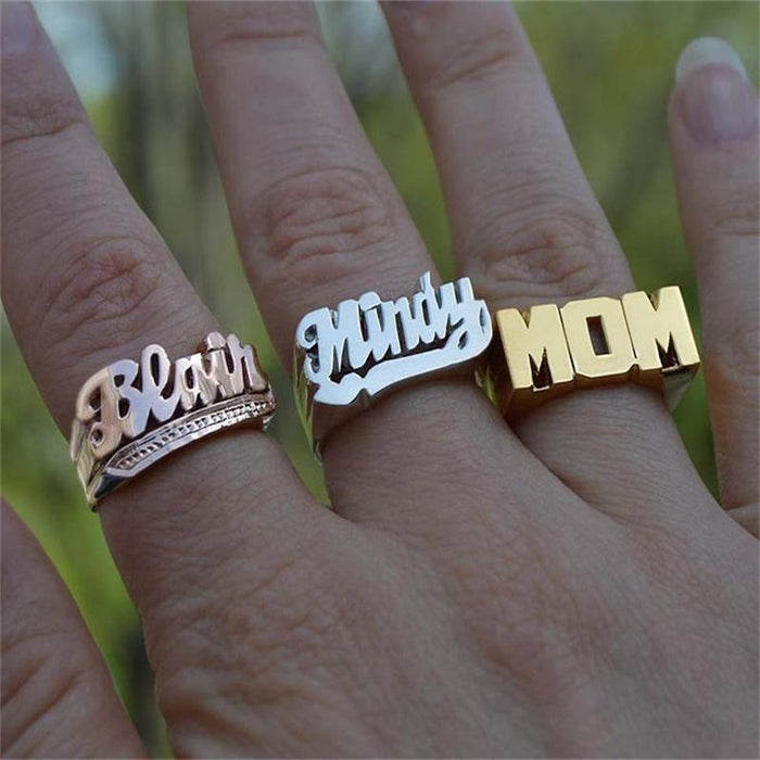 CUSTOM STYLE NAME RING