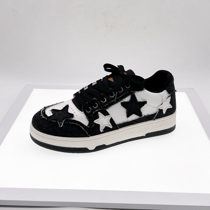 Skateboard Leather Low High Sneakers