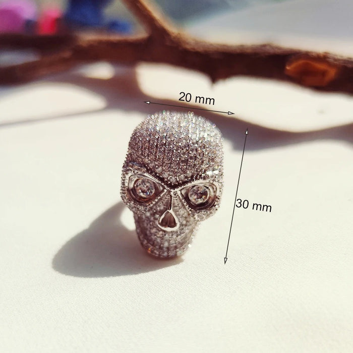 Hip-Hop Skull Ring