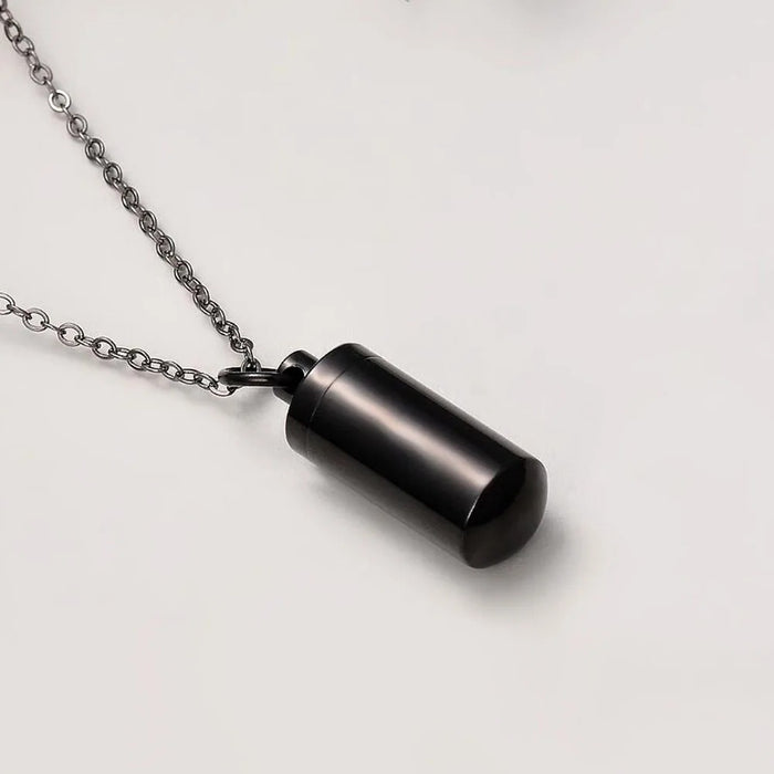 Memorial Cylinder Necklace