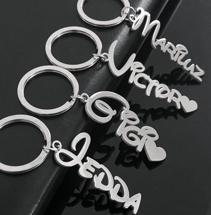 CUSTOM CURSIVE NAME KEY CHAIN