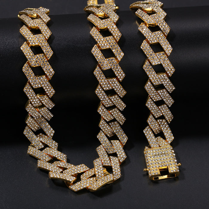 20MM MIAMI CUBAN CHAIN & FREE BRACELET