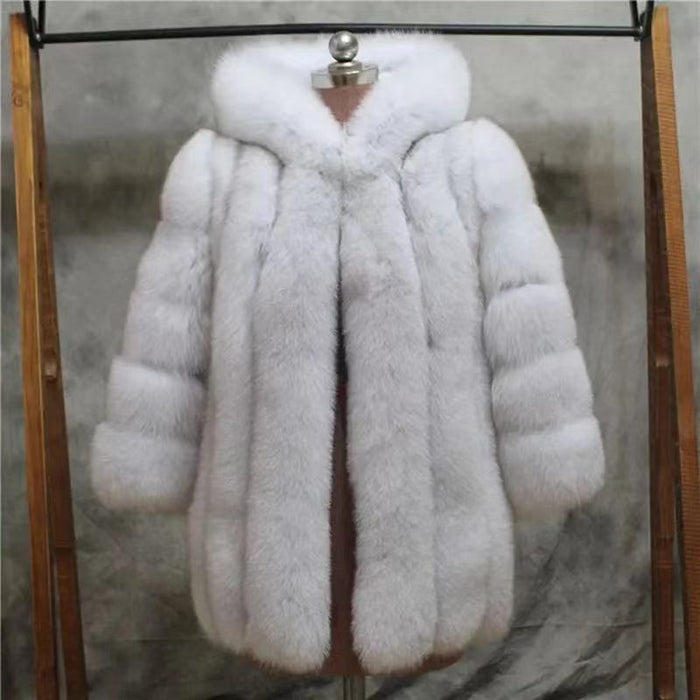 Faux Fox Fur Jacket