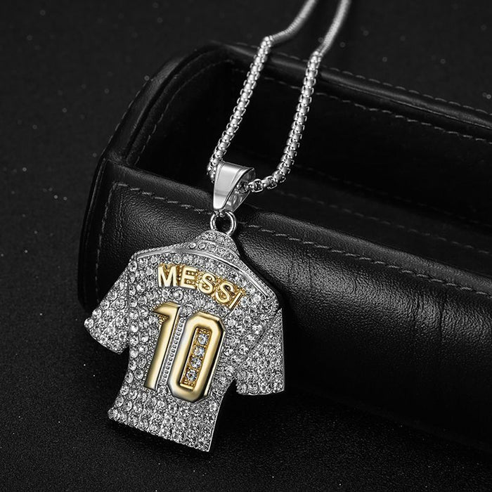 MESSI NO. 10 PENDANT NECKLACE