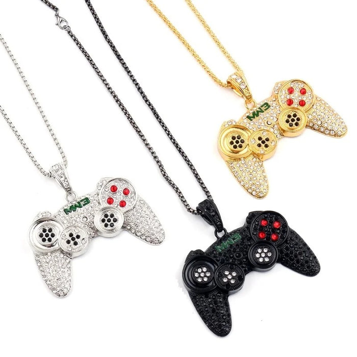 GAME CONTROLLER PENDANT NECKLACE