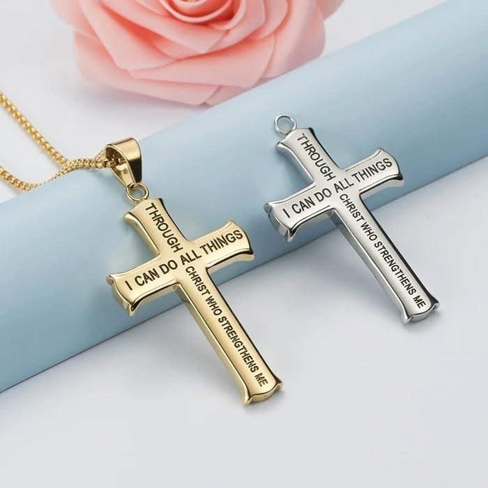 CROSS JESUS PIECE NECKLACE