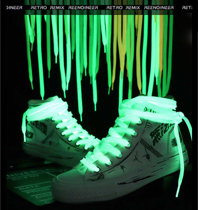 LUMINOUS FLAT SHOELACES