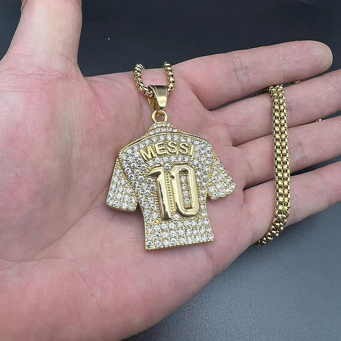 MESSI NO. 10 PENDANT NECKLACE