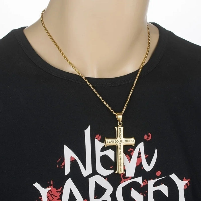 CROSS JESUS PIECE NECKLACE