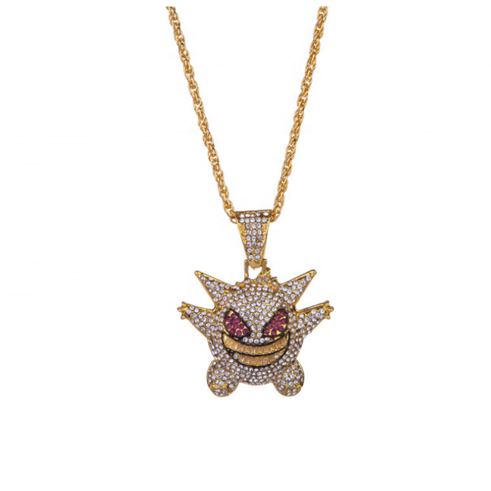 MASK VAMPIRE PENDANT NECKLACE