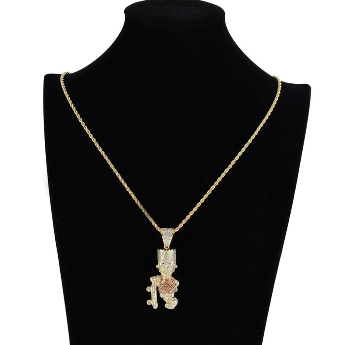 SIMPSON SKATEBOARD PENDANT CHAIN