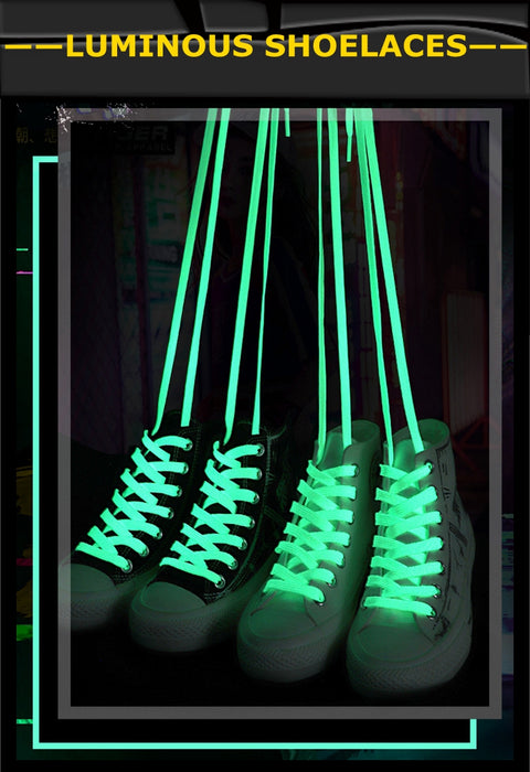 LUMINOUS FLAT SHOELACES