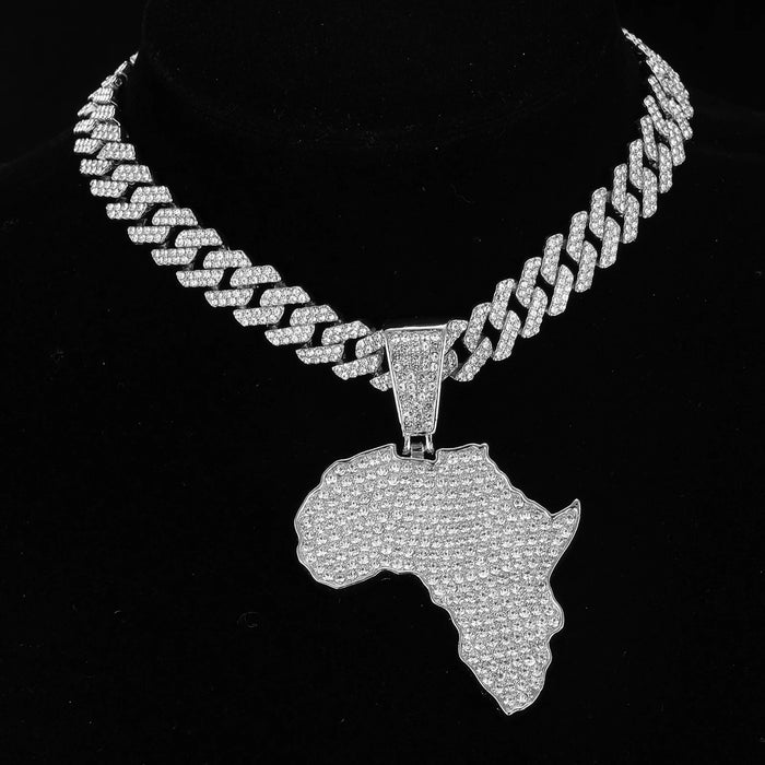 Africa Map Pendant