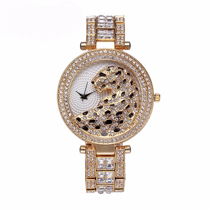 18K GOLD LEOPARD WATCH