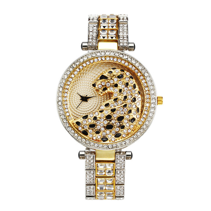 18K GOLD LEOPARD WATCH