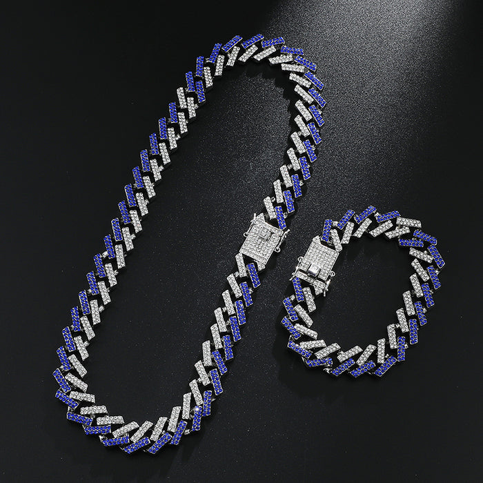 2TONE CUBAN CHAIN + FREE BRACELET BUNDLE