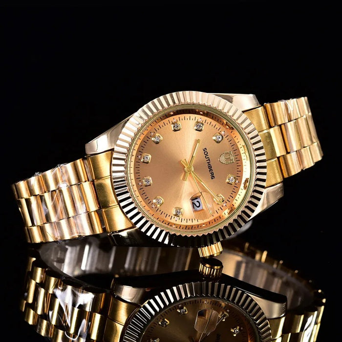 Gold-Tone Louis Watch