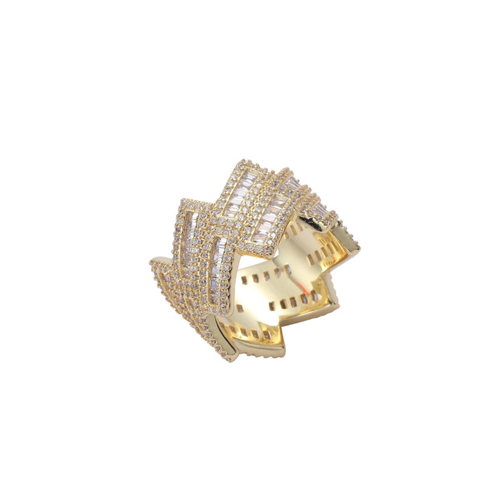 ICED OUT BAGUETTE RING