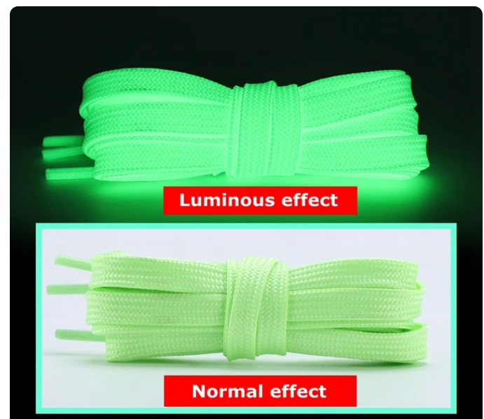 LUMINOUS FLAT SHOELACES