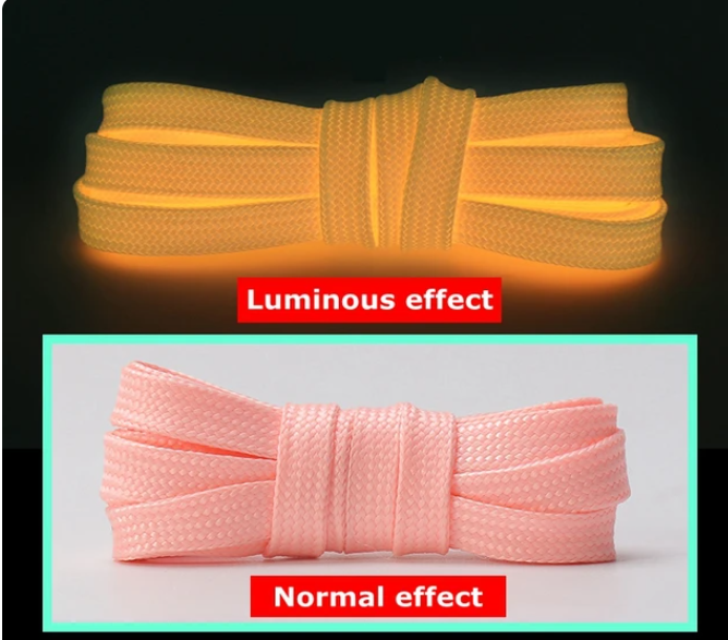 LUMINOUS FLAT SHOELACES