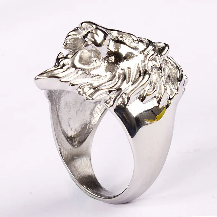 Head Of Lion King Rings