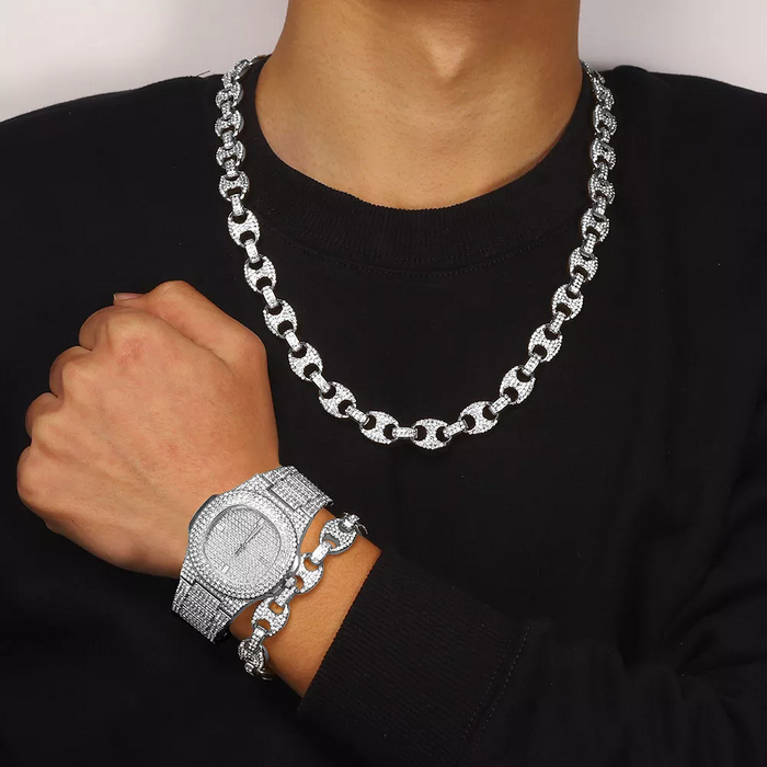 SWAG WATCH AND CHAIN COMBO