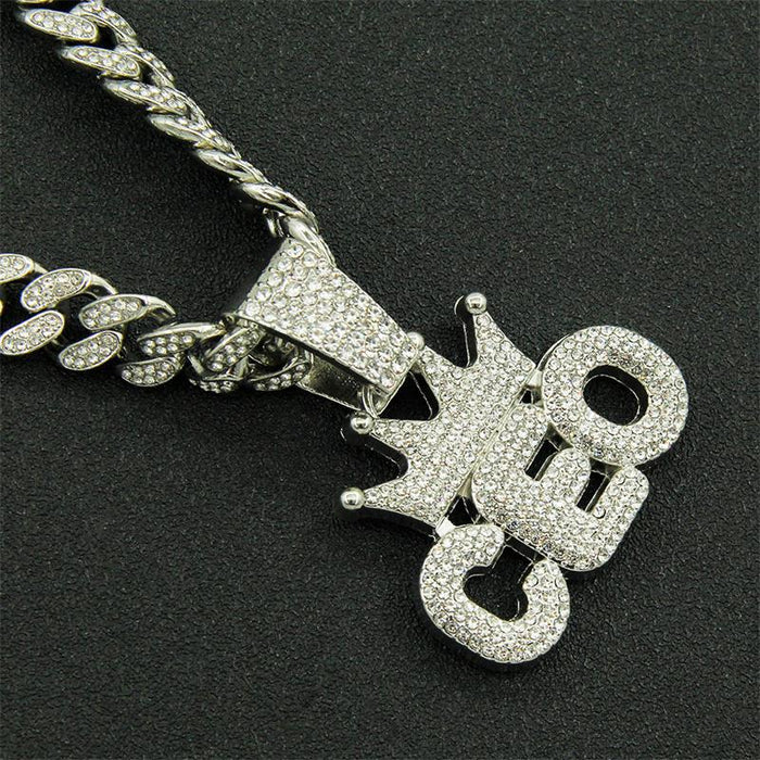 ICED OUT CROWNED CEO  PENDANT