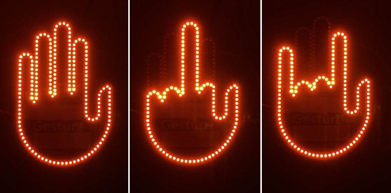 LED CAR HAND SIGN