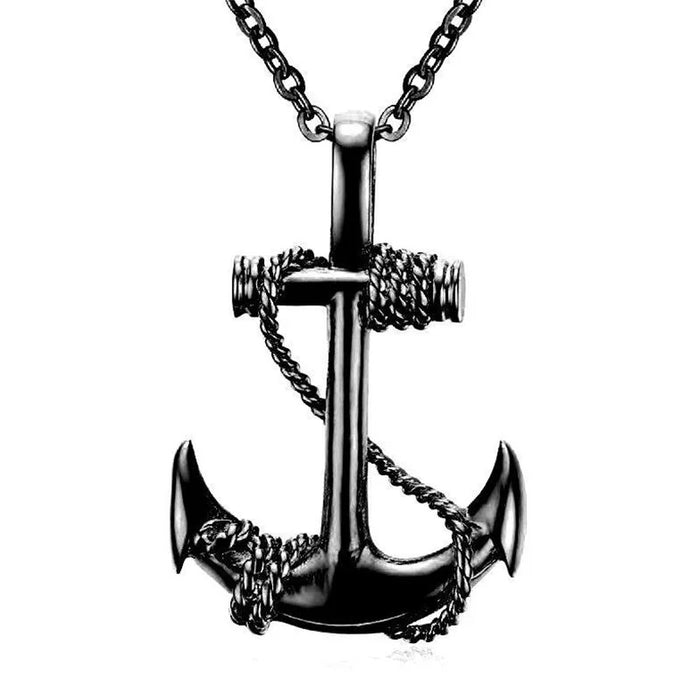 Sea Anchor Pendant Necklace