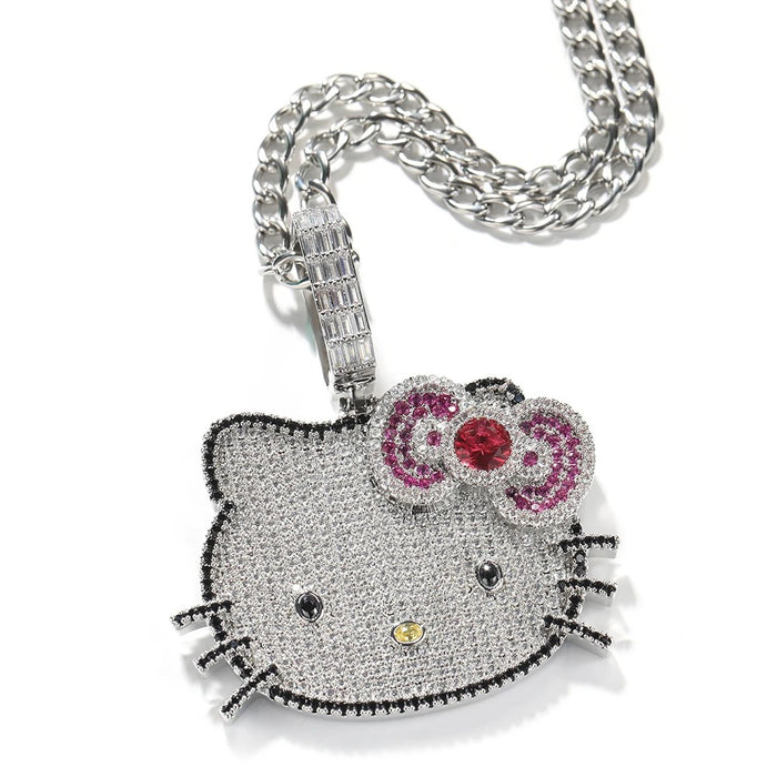 Hip Hop Kitty Groove Necklace