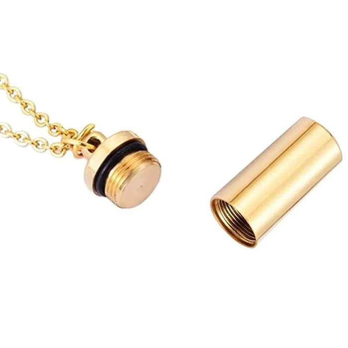 Memorial Cylinder Necklace