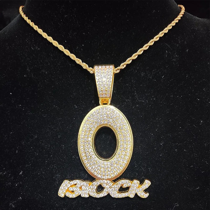 O BLOCK CUBAN PENDANT CHAIN