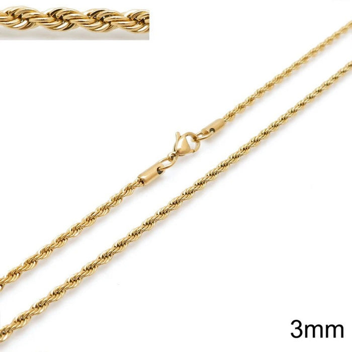 14k Gold Rope Chain