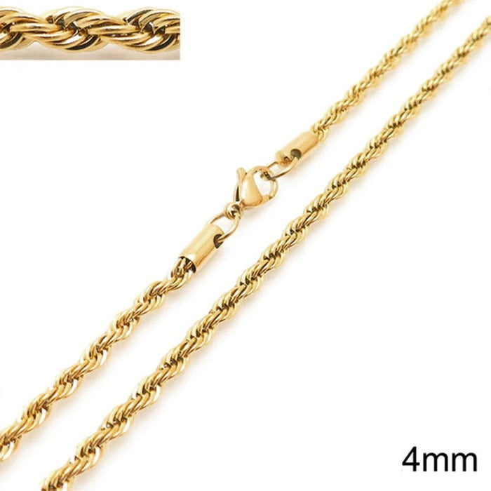 14k Gold Rope Chain