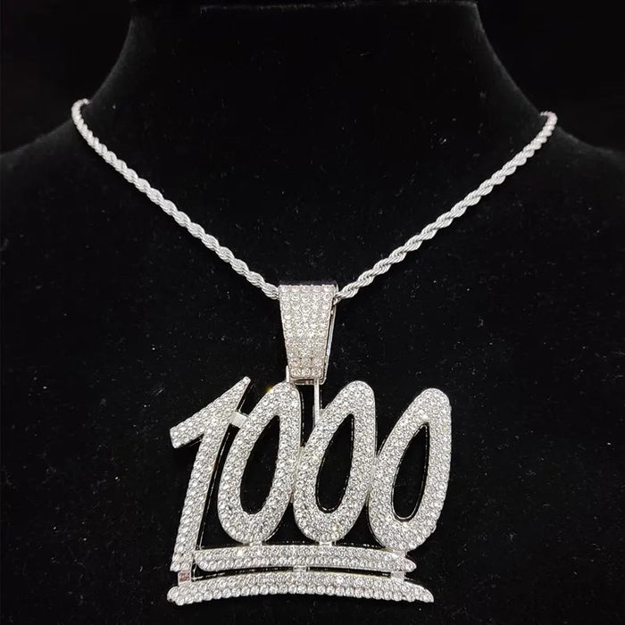 1000 ICED CUBAN PENDANT